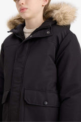 Defacto Çocuk Coat/Parka C8783A8 - Siyah