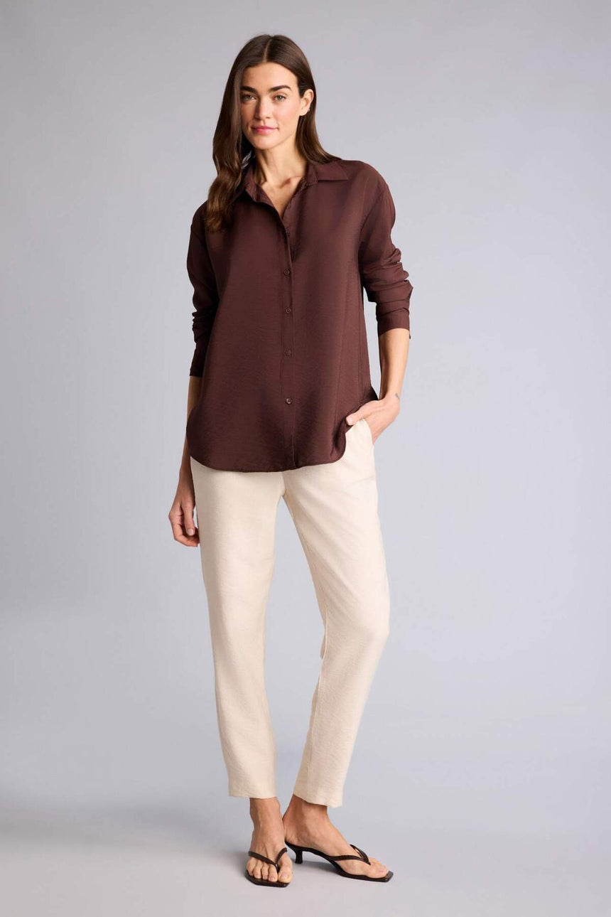 Defacto Kadın Long Sleeve Shirt E4350AX - Kahverengi