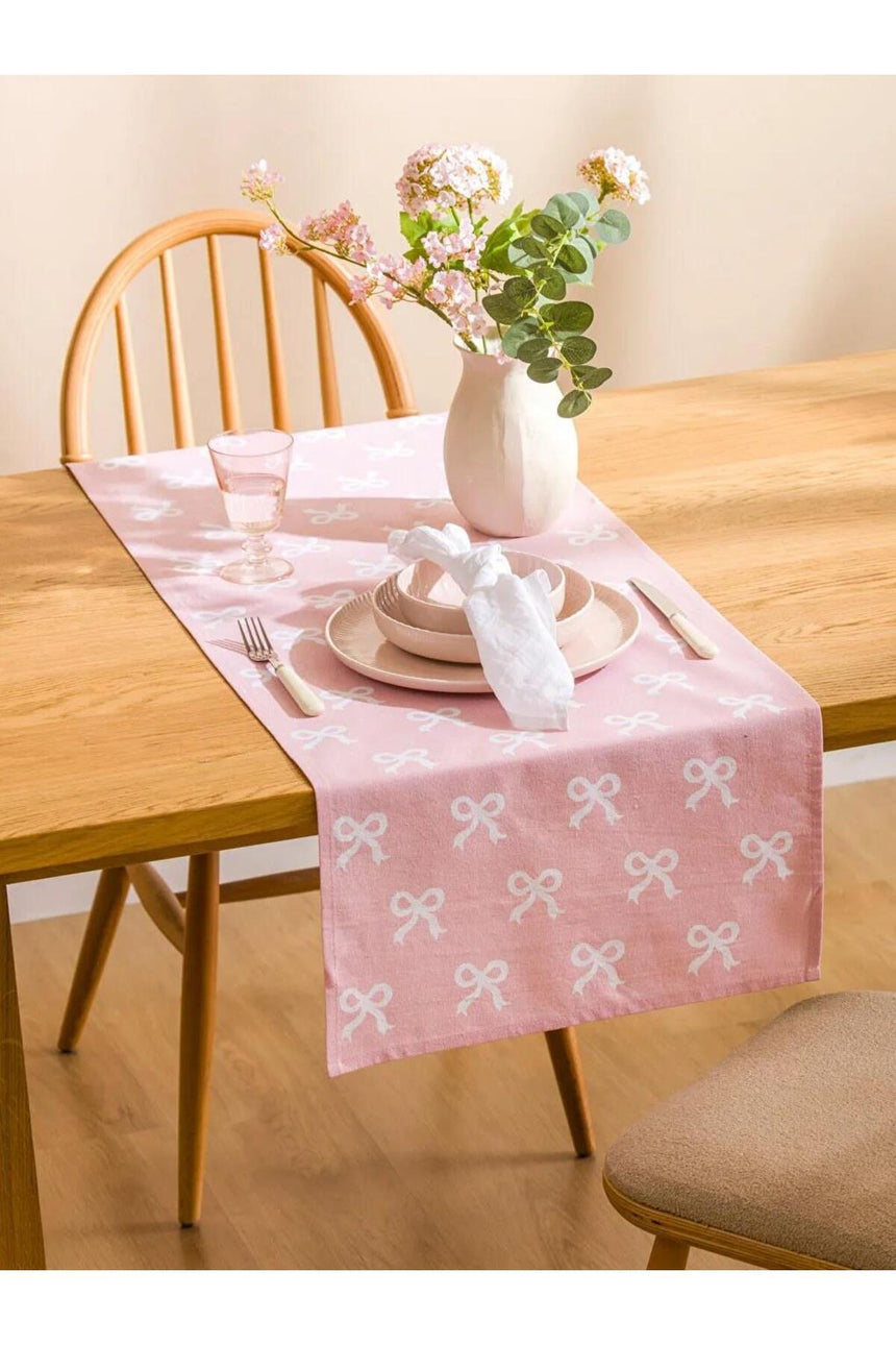LC Waikiki Home Fiyonk Desenli Buldan Runner S61322D8 - Açık Pembe