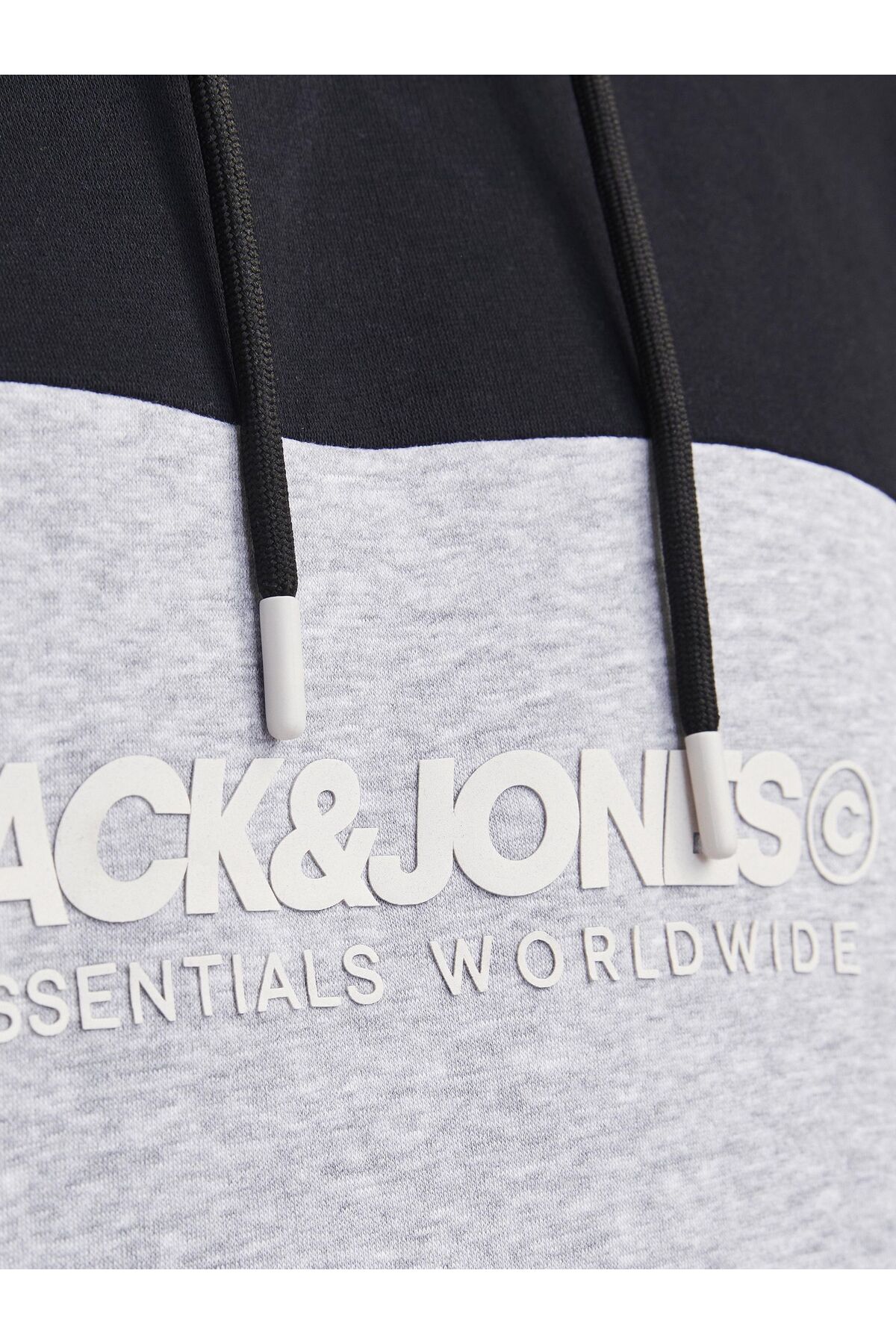 Jack & Jones Legacy Erkek Kapüşonlu Sweatshirt 12256590 - Siyah