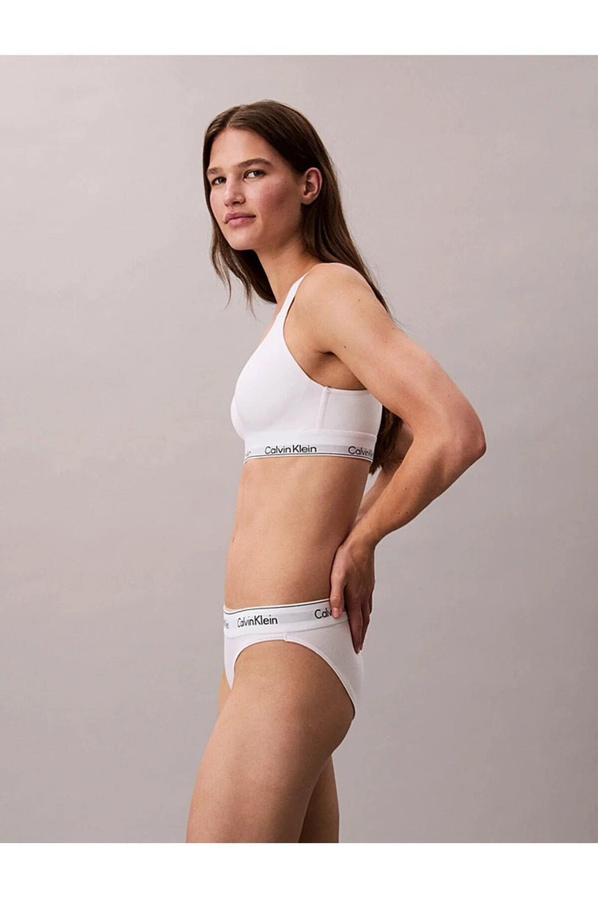 Calvin Klein Kadın LIFT BRALETTE LV00QF8500 - Beyaz