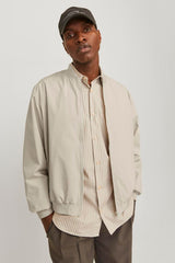 Jack & Jones Charge Erkek Bomber Ceket 12288895 - Bej / Açık Gri
