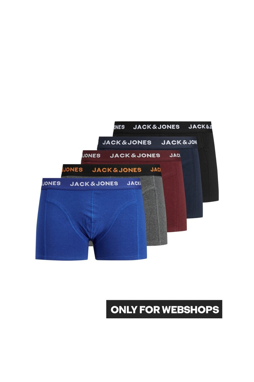 jack&jones frıday trunks 5 pack 12167028 - Siyah/Lacivert