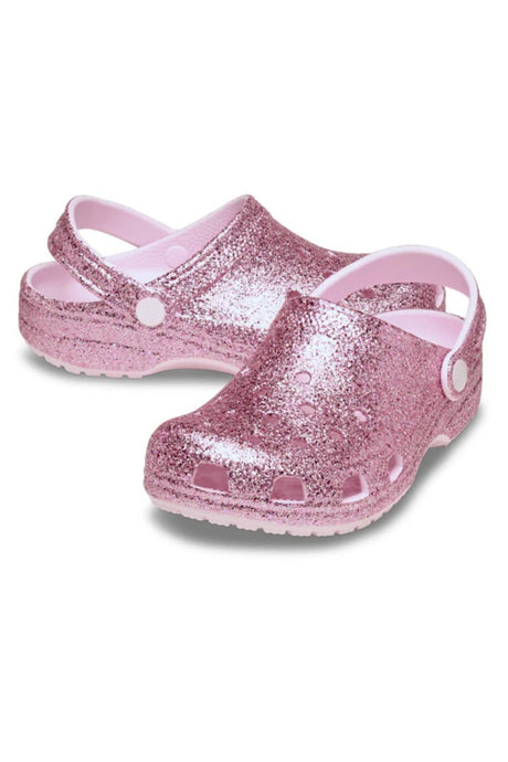 CROCS KIDS Classic Chunky Glitter Clog K 211939 - Açık Pembe