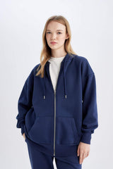 Defacto Kadın Cardigan V4233AZ - Koyu Lacivert