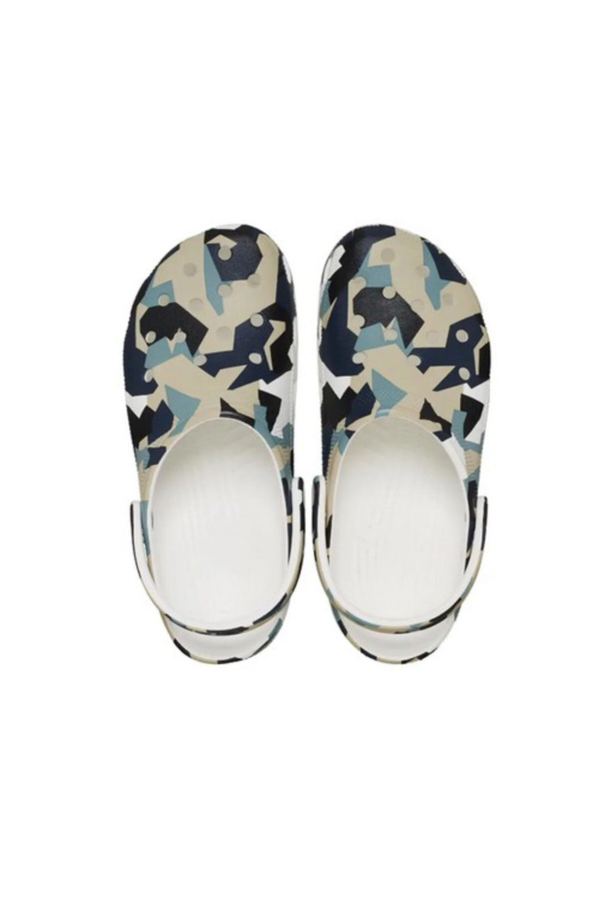 Crocs Unisex Geo Camo Clog Cr3055 - Beyaz
