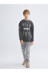 LC Waikiki Çocuk Sweatshirt W5NF04B4 - Antrasit