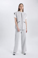 Defacto Kadın Trousers C1818Ax - açık Gri