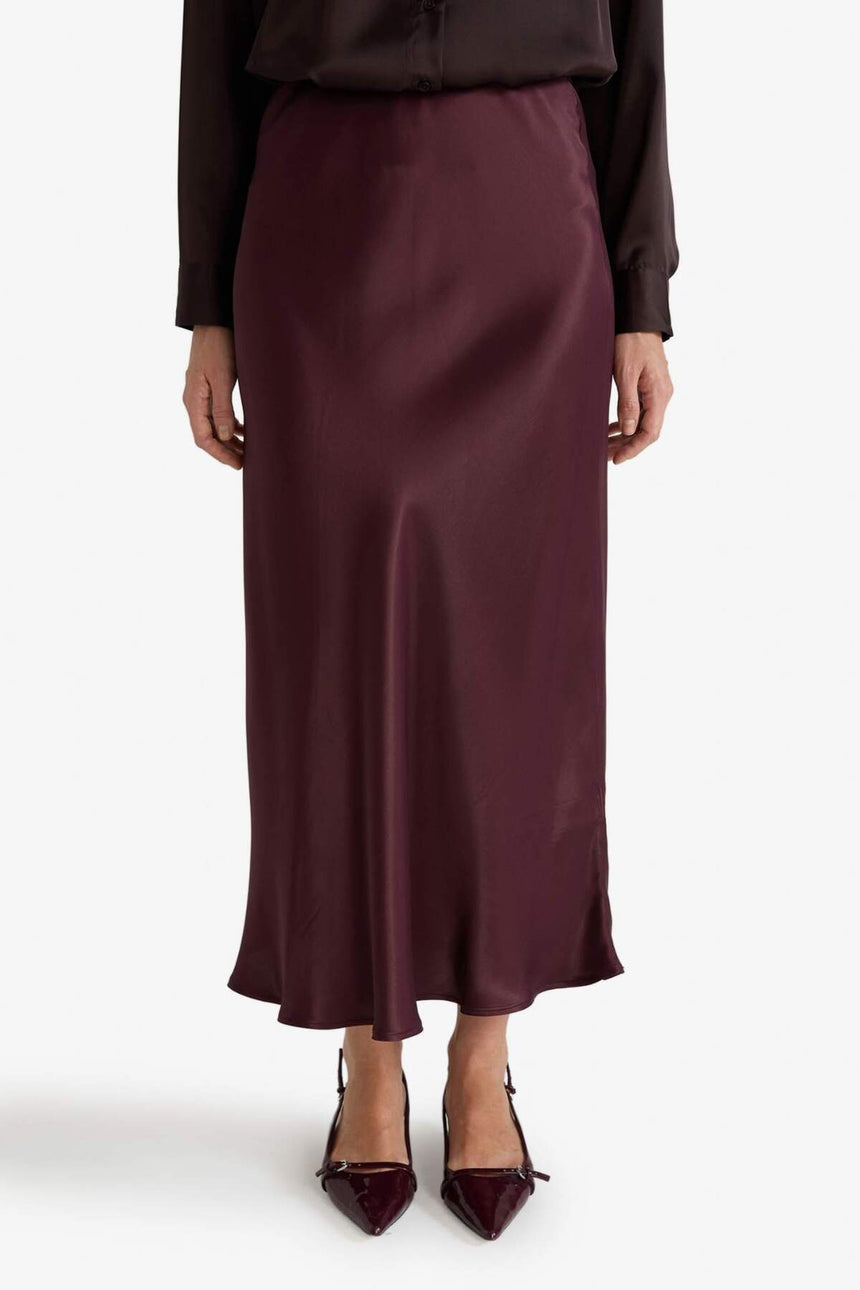 Defacto Kadın Woven Skirt B1867Ax - Bordo