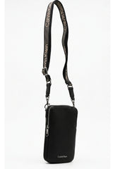 Calvin Klein Kadın LOGO WEBBING PHONE CROSSBODY LV04F1222G - Siyah