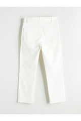 LCW KADIN S6NO32B8 PNT,SLIM-WHITE-BZKRT - Beyaz/ Kırık Beyaz
