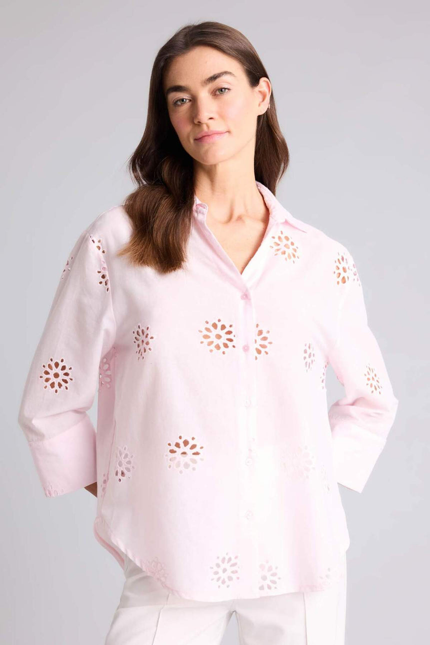 Defacto Kadın Long Sleeve Shirt B5419AX - Açık Pembe