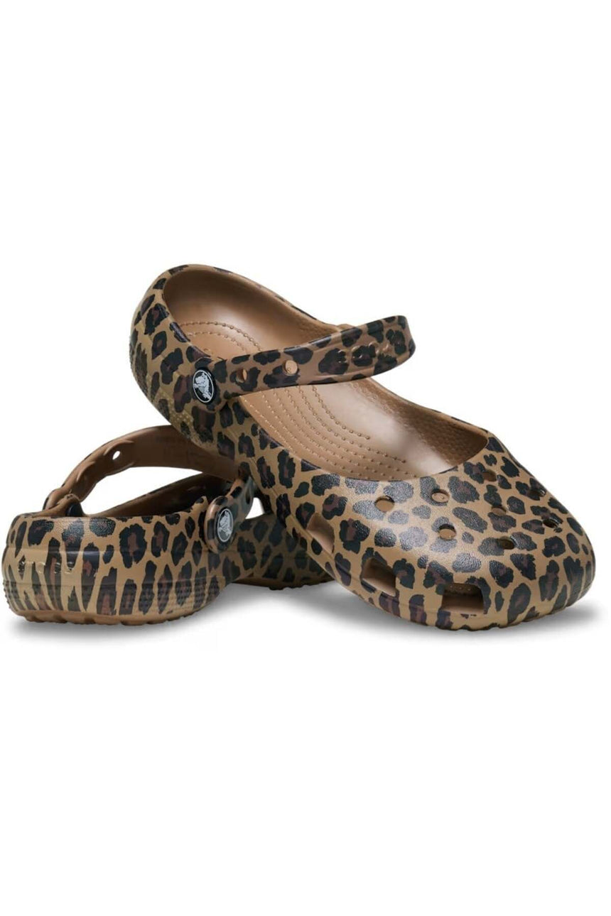 CROCS Classic Animal Ballet 212478 - Sarı/ Açık Kahverengi