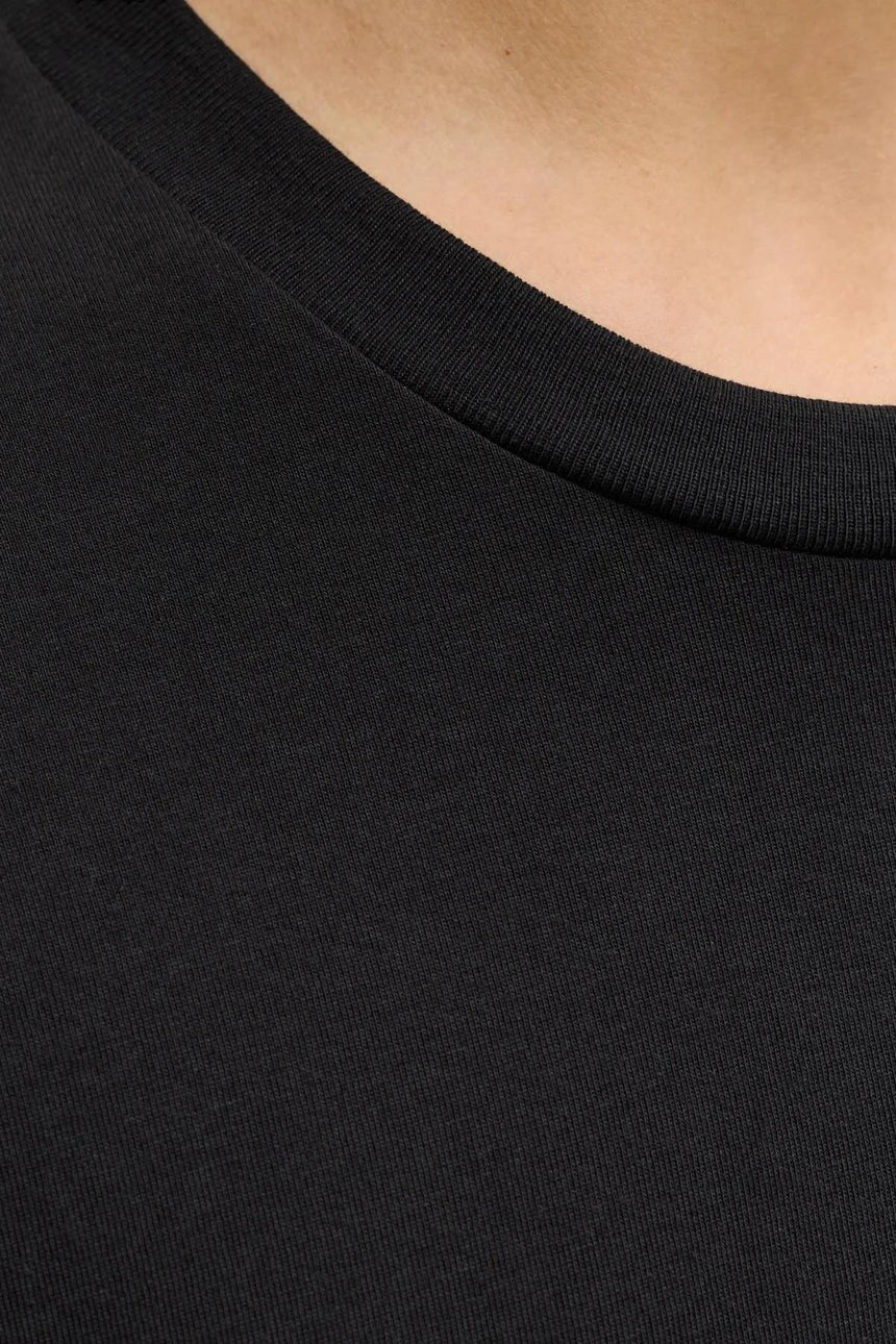 JACK&JONES JPRBLAOSCAR SS TEE FST PLS 12302519 - Siyah