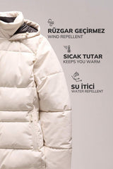 Defacto Kadın Mont A0613AX - Bej