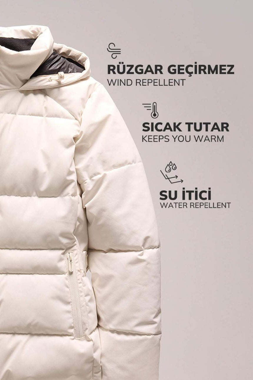 Defacto Kadın Mont A0613AX - Bej