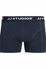 JACK&JONES JACSOHO SOLID TRUNKS 3 PACK NOOS 12280164 - Koyu Lacivert/ Zeytin Yeşili