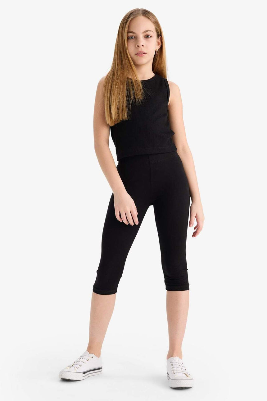 Defacto Çocuk Knitted Bottom B7295A8 - Açık Gri