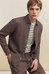 Defacto Erkek Woven Top G0788AX - Kahverengi
