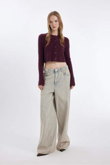 Defacto Kadın Cardigan Z9318Az - Bordo