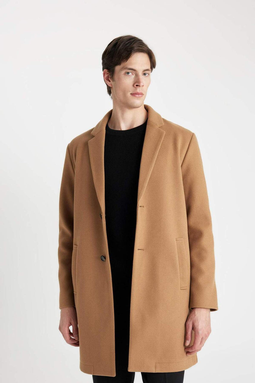 Defacto Erkek Coat/Parka Y8903Az - Kahverengi