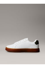 Calvin Klein Erkek CLASSIC CUPSOLE LACEUP LTH YM0YM01435 - Beyaz