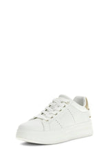 Guess Wesli Kadın Sneaker FLPWESELE12 - Beyaz/Altın Rengi