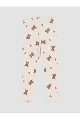 LC Waikiki Kız Çocuk Fırfırlı Pijama Takımı W6M023B1 - Krem