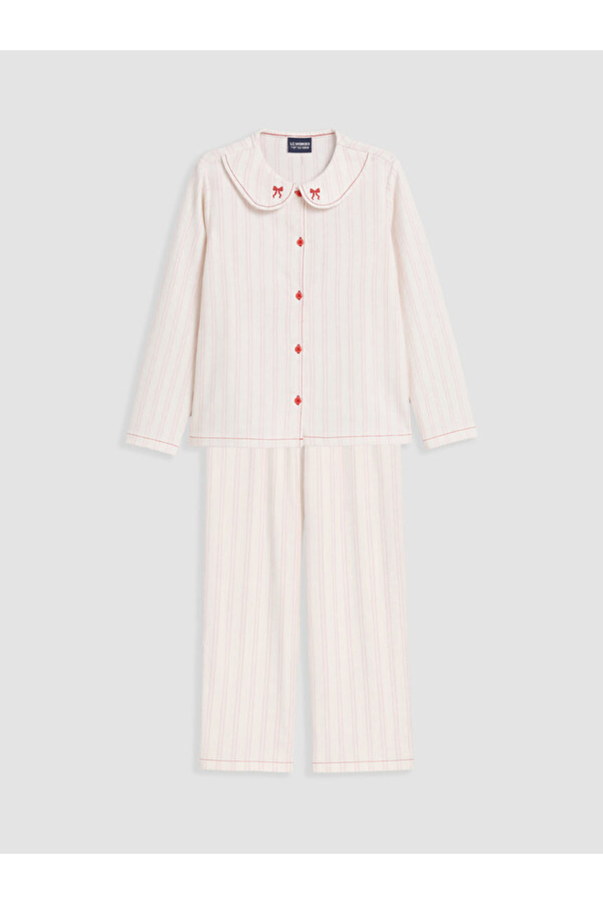 LC Waikiki Çocuk Pijama Takımı W6B910B4 - Pembe