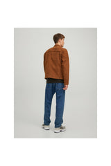 jack&jones erkek jacket 12147218 - Koyu Turuncu