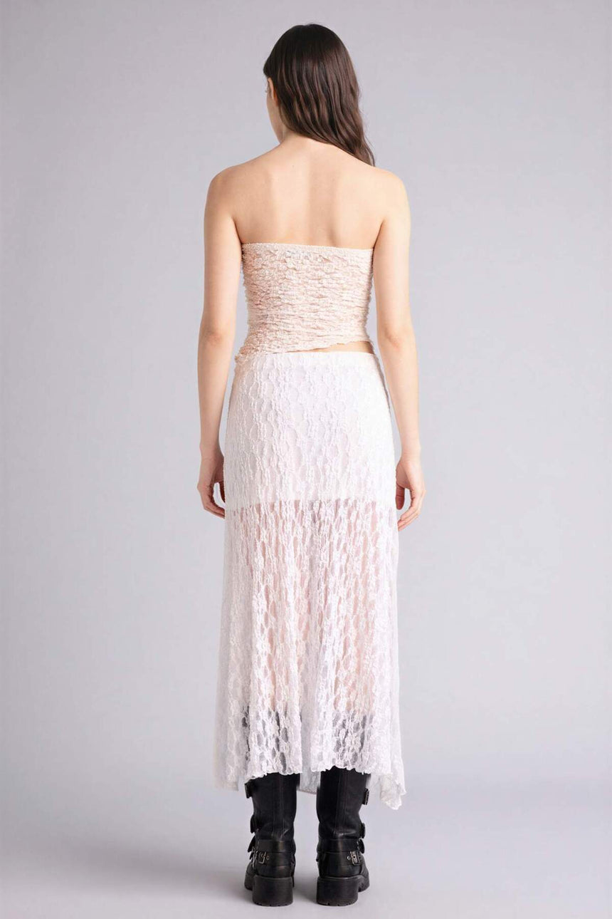 Defacto Kadın Knitted Skirt F9518AX - Kırık Beyaz