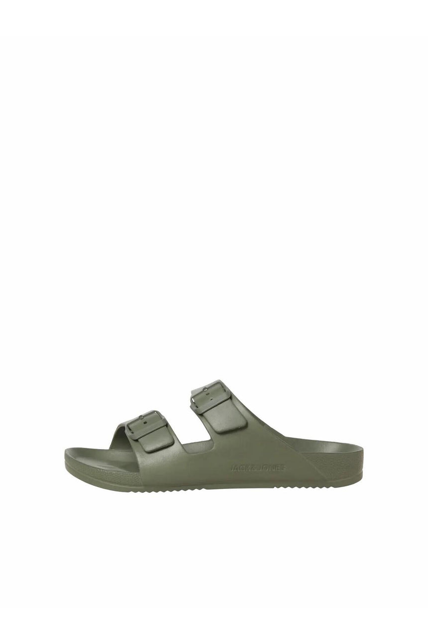 JACK&JONES JFWCROXTON MOULDED SANDAL NOOS 12204004 - Koyu Yeşil