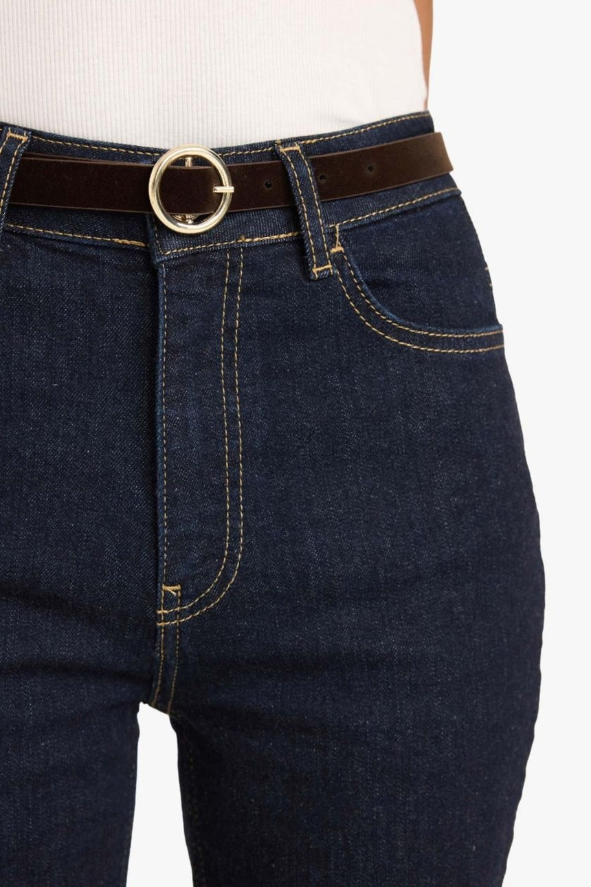 Defacto Kadın Trousers G6399AX - Mavi/Siyah