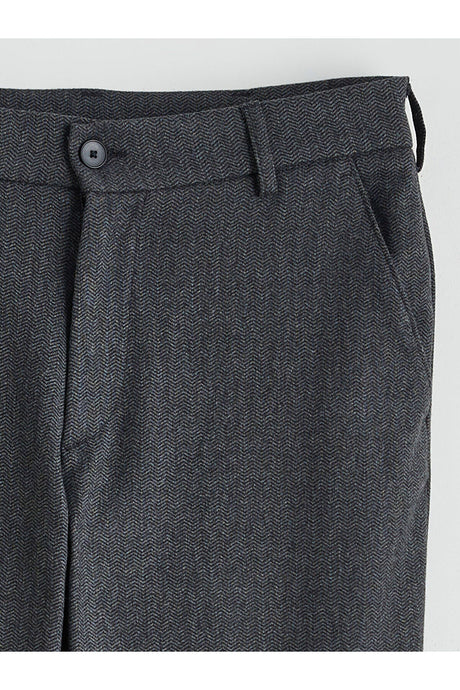 LCW ERKEK W5MT04H8 PNT,MC-HERRINGBRUSHPANT-SET - Antrasit