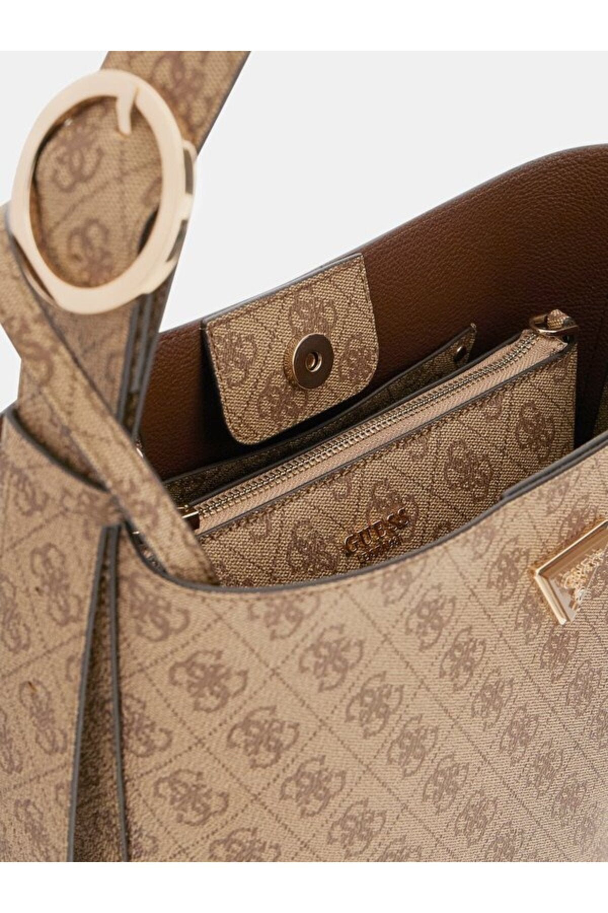 Guess Meridian II Kadın El Çantası HWSG6974040 - Açık Bej / Kahverengi