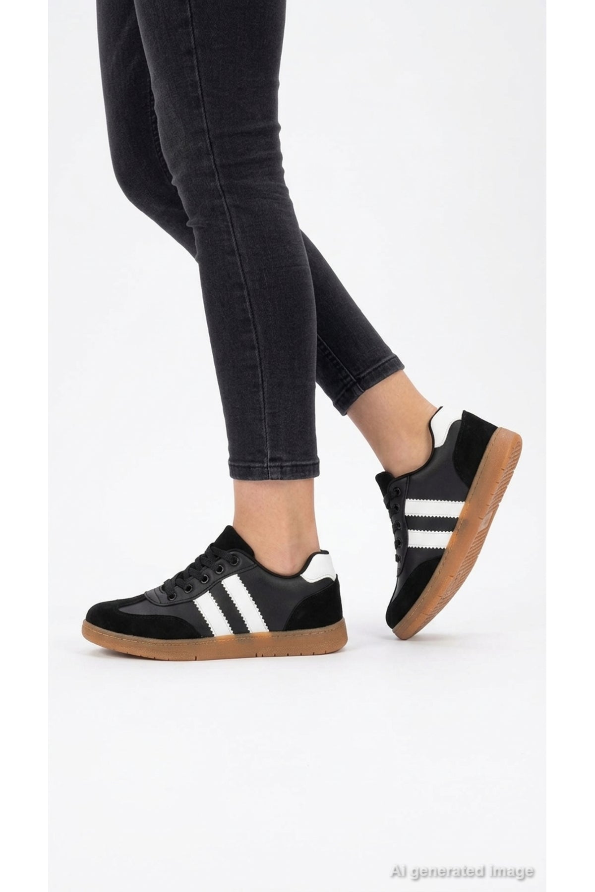 Eysha Sylqra Siyah Süet Kadın Sneaker