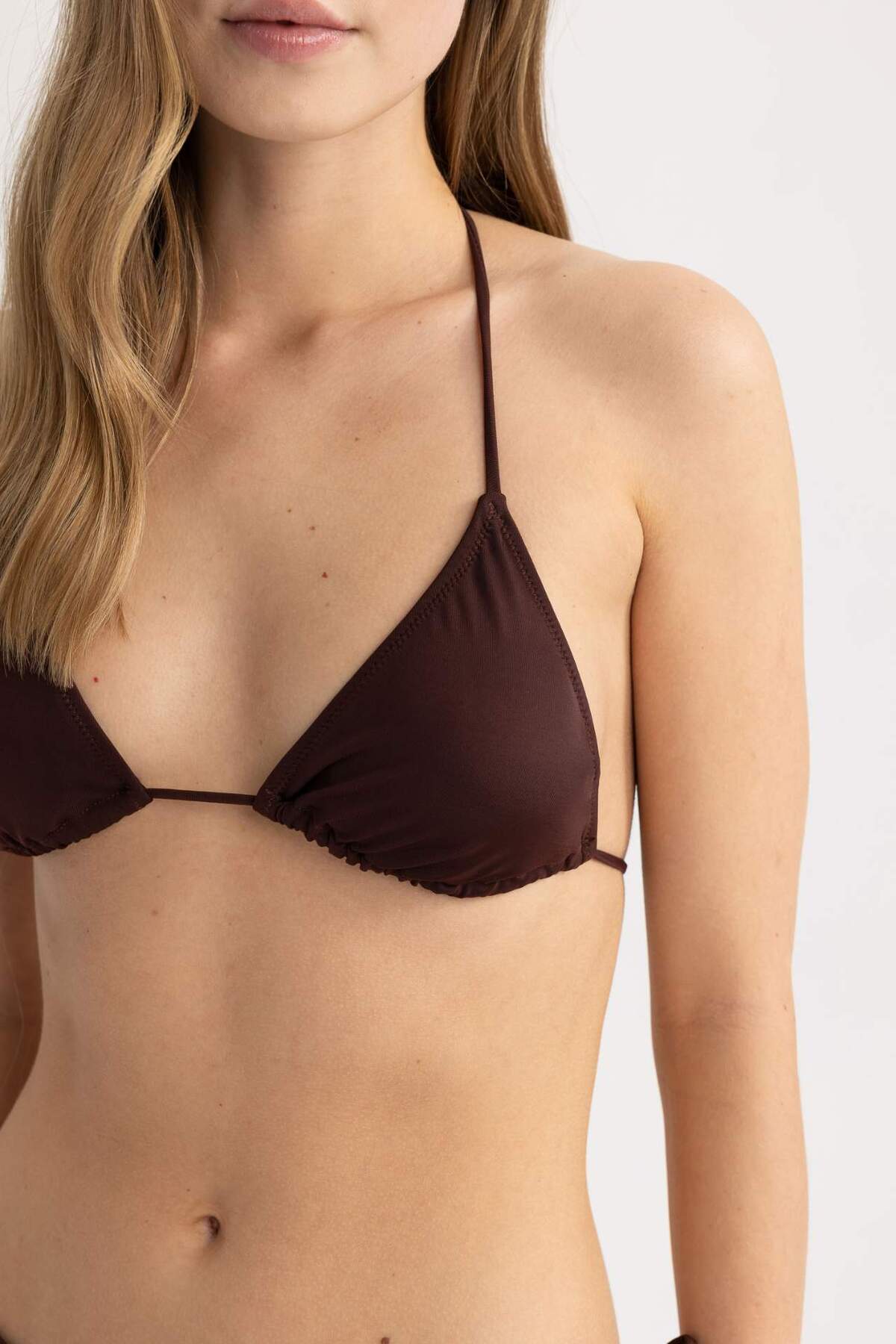 DeFacto Kadın Bikini Üstü T3666AZ - Kahverengi