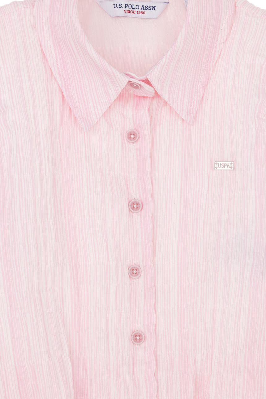 US POLO ASSN ÇOCUK Dokuma Gomlek G084SZ004 - Pembe