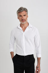 Defacto Erkek Long Sleeve Shirt R4340Az - Mor/ Beyaz