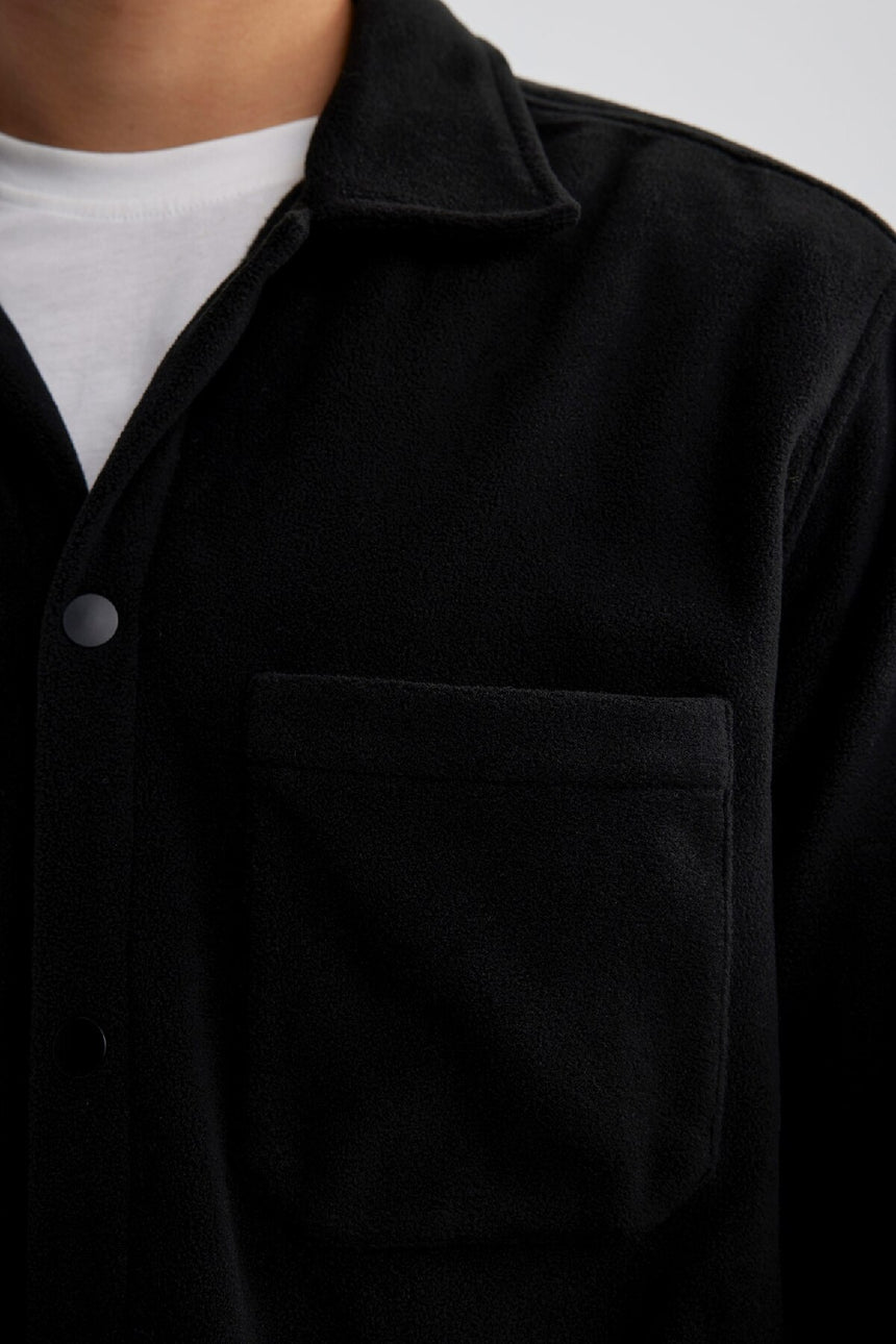 Defacto Erkek Long Sleeve Shirt A4782Ax - Siyah