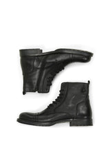 JACK&JONES JFWRUSSEL LEATHER ANTHRACITE 19 LN 12155999 - Antrasit