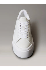 Calvin Klein Kadın FLATFORM LACE UP LTH YW0YW01928 - Beyaz