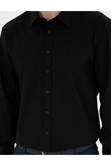 pierre cardin erkek dokuma gömlek 1833516 - Siyah