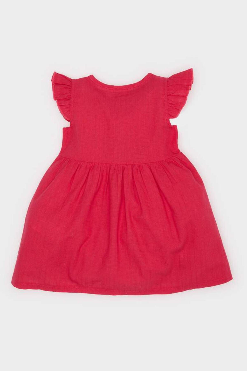 Defacto Çocuk Woven Dress Z7402A2 - Kırmızı