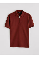 LCW ERKEK S6KE10H8 KK.TSH,XM-POLAKY-ZIP-TR - Kiremit Rengi