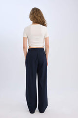Defacto Kadın Trousers D4356Ax - Koyu Lacivert