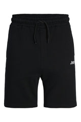 JACK&JONES JPSTGORDON ARCHIVE SWEAT SHORTS MID SN 12288638 - Siyah