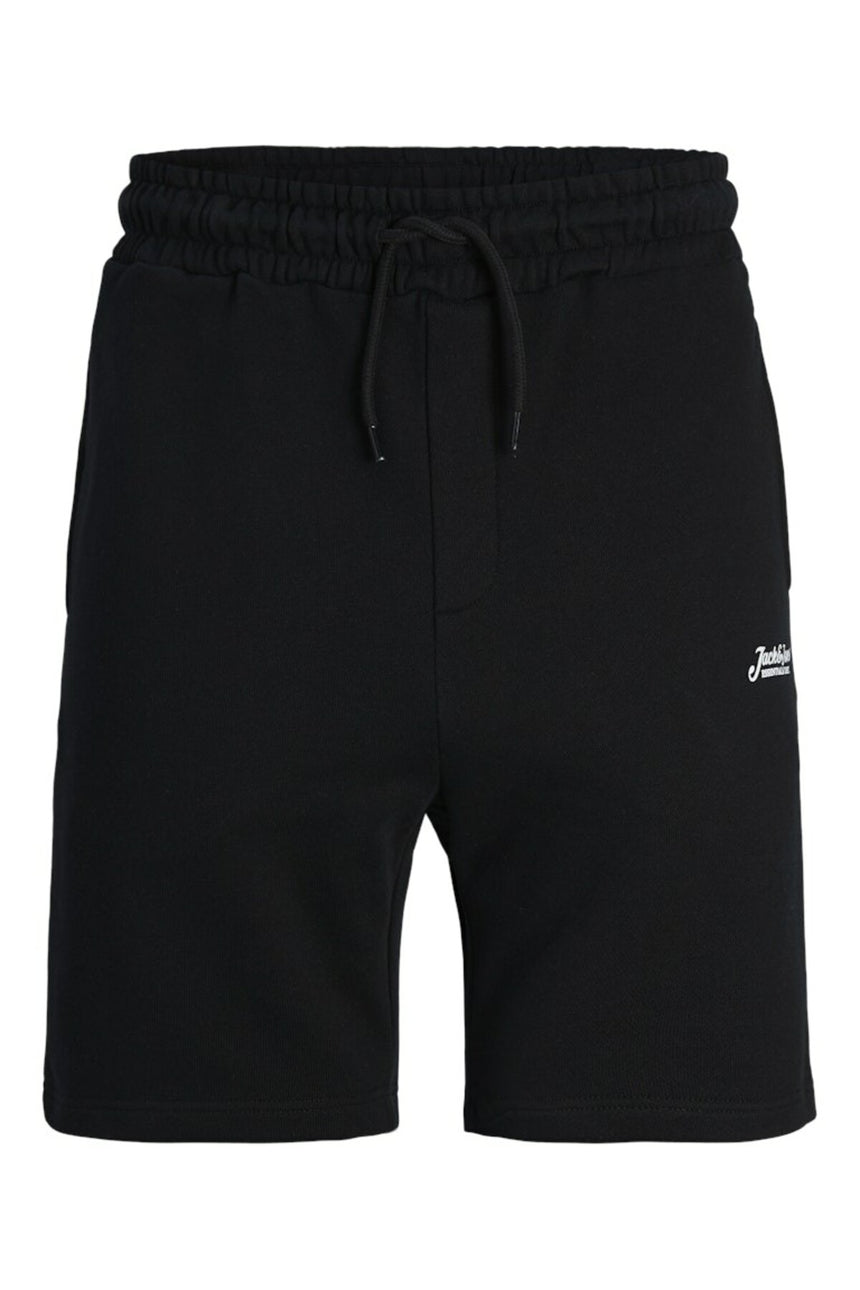 JACK&JONES JPSTGORDON ARCHIVE SWEAT SHORTS MID SN 12288638 - Siyah