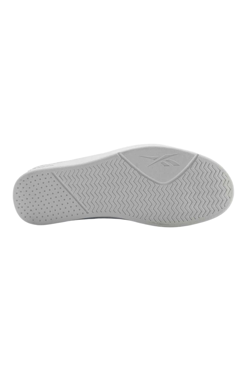 Sporline Reebok Unic Run I beyaz erkek sneaker ayakkabısının zikzak desenli gri dış taban detayı