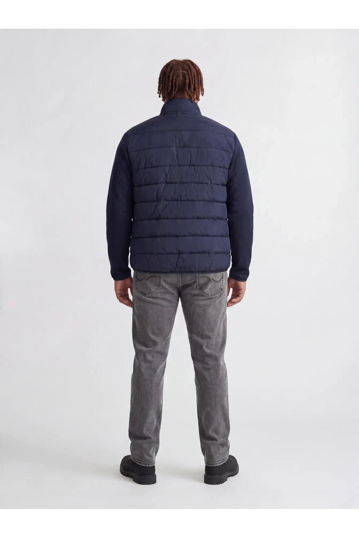 Jack & Jones Tate Erkek Büyük Beden Hibrit Ceket 12299455 - Koyu Mavi
